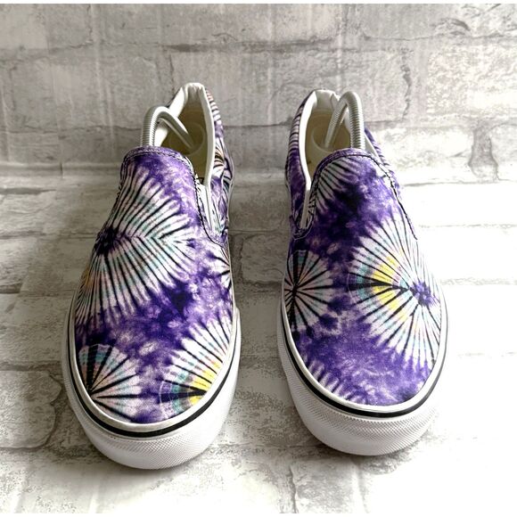 Vans Classic Slip On New Age Purple Tie Dye Men's Skate Shoes M 9.5/W 11 - Picture 2 of 8